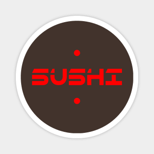 Sushi Lettering Magnet